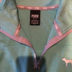 PINK Teal Pullover